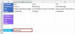 Horizontal Filter Example How to Do a Horizontal Filter in Excel