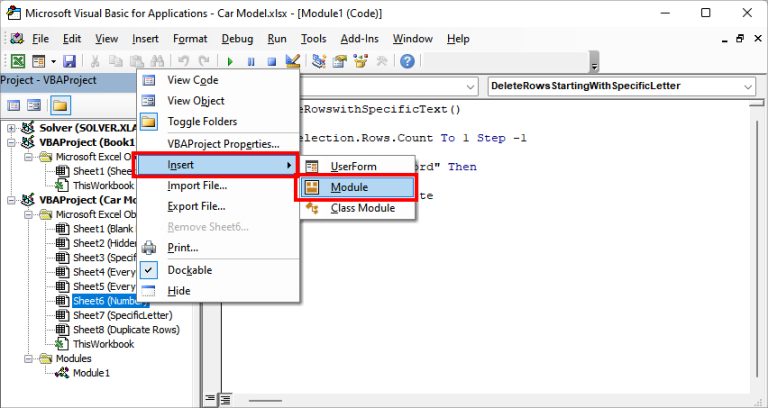 How To Use Macro To Delete Rows Based On Criteria