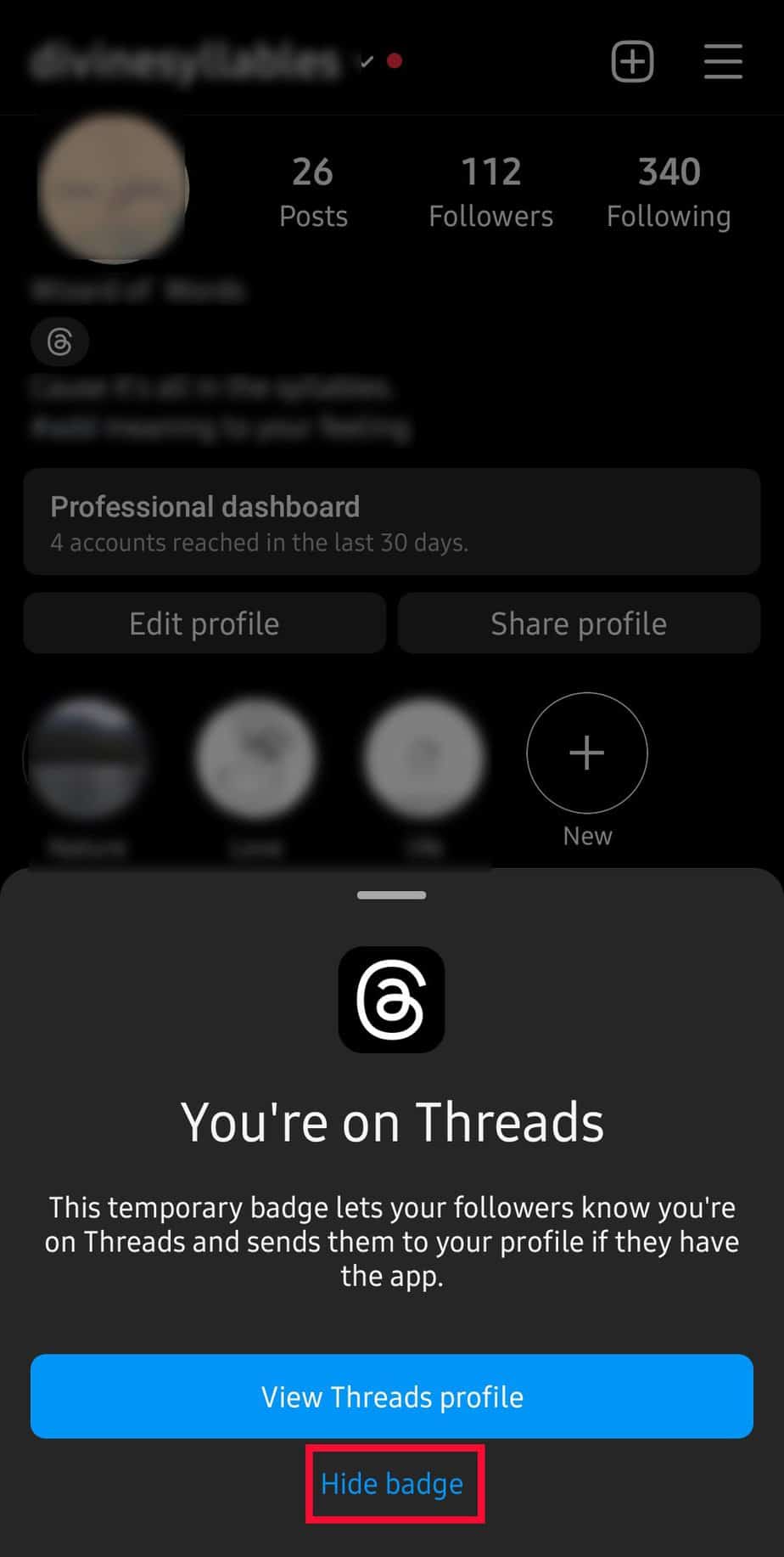 How To Get Threads Badge On Instagram 