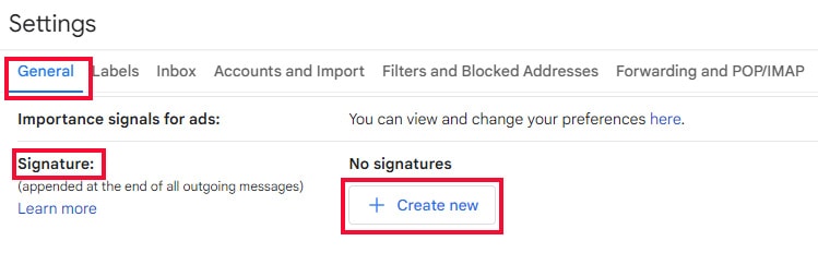 go-to-general-then-signature-and-click-create