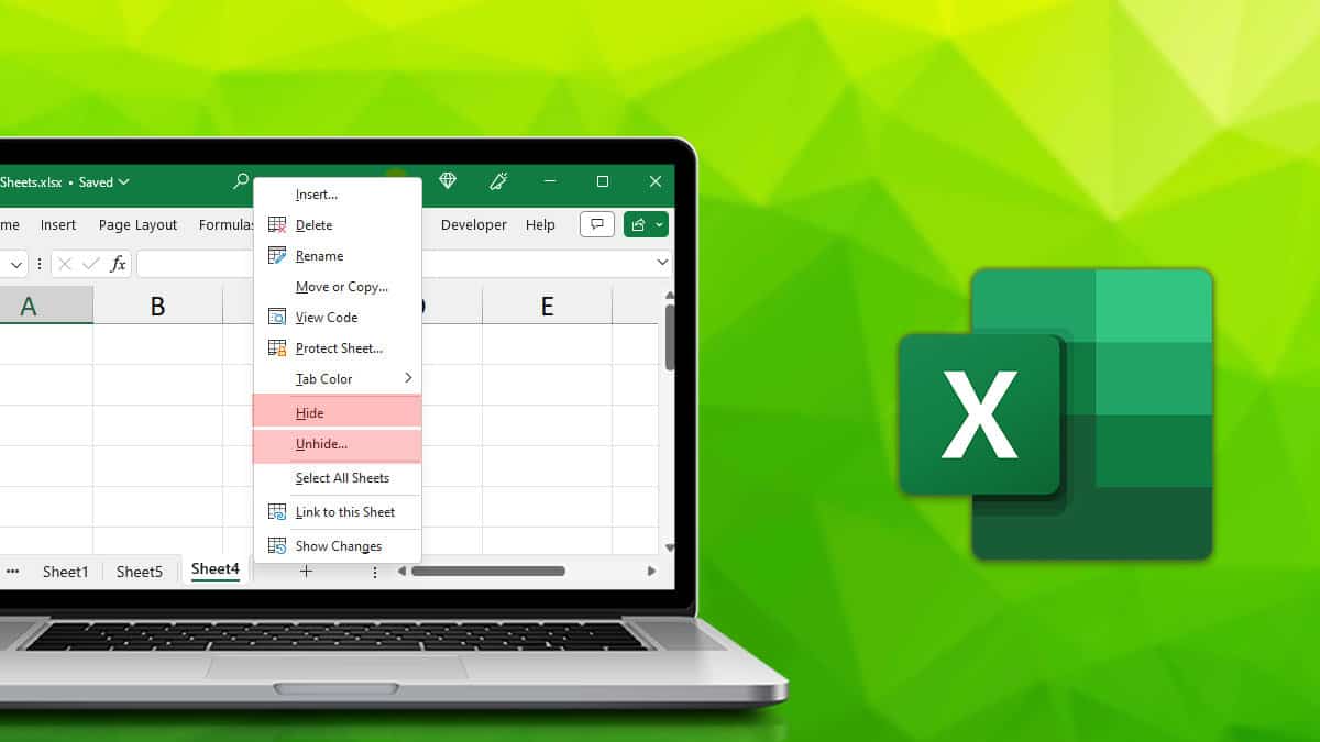 How to Hide or Unhide Excel Sheets