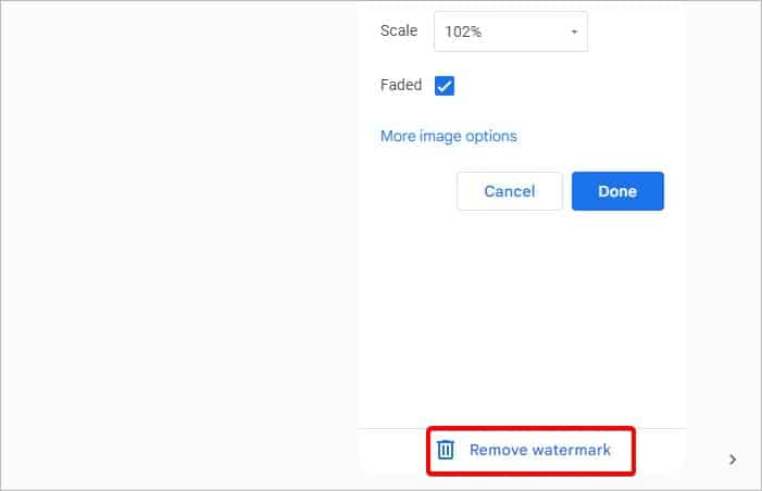 remove watermark