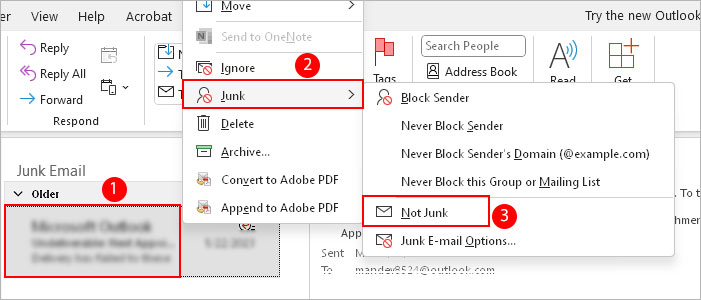 restore-emails-from-Junk-Email-folder-Outlook