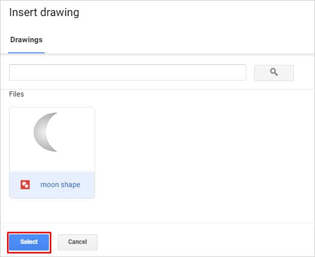 select-google-drawings-shape