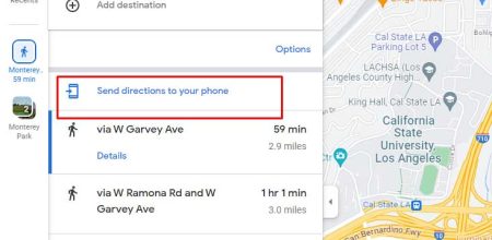 How to Change Google Maps to Walking