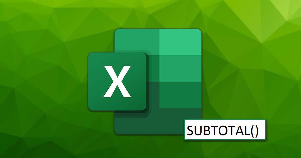 How to Calculate Subtotal Function in Excel