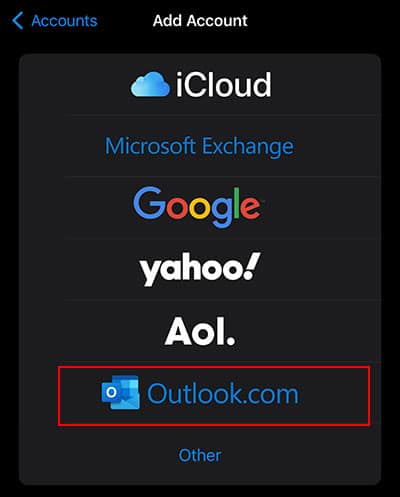 Add-Outlook-account