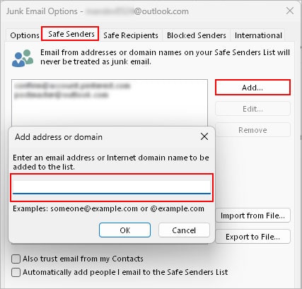 Add-emails-to-Safe-Senders-list-Outlook