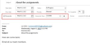 How to Setup Task Reminder on Outlook