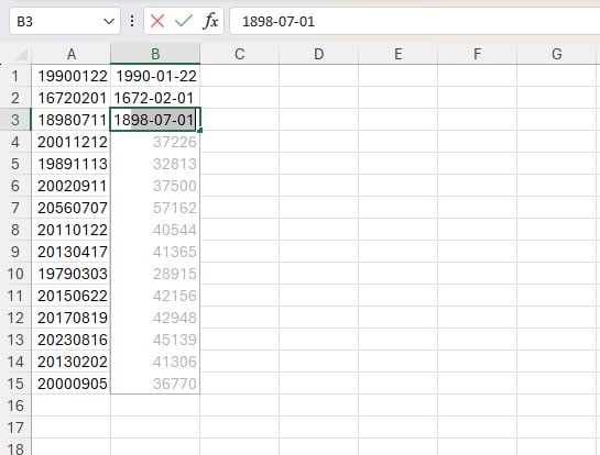 Autofill Excel