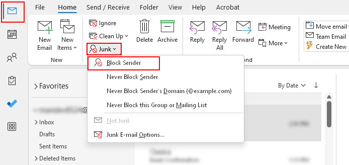 Block-Sender-Outlook-Desktop-app