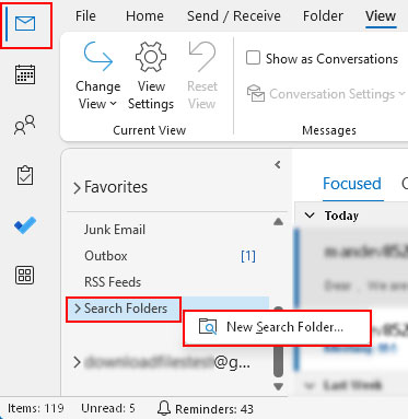 Create-search-folder