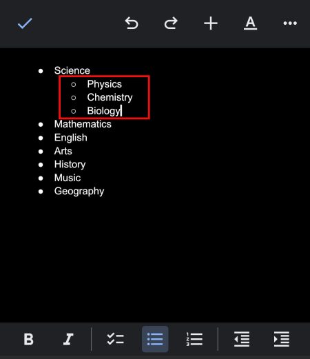Bullet Points in Google Docs - How to Use them Properly