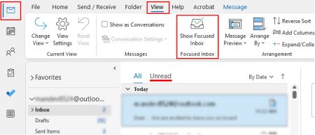 How to Find or Restore Unread Emails in Outlook