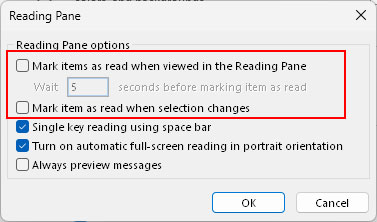 Disable-the-Unread-mail-options-Outlook