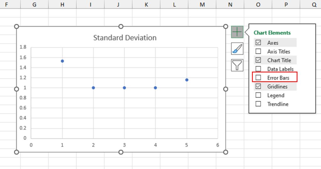 How to Add Error Bars in Excel