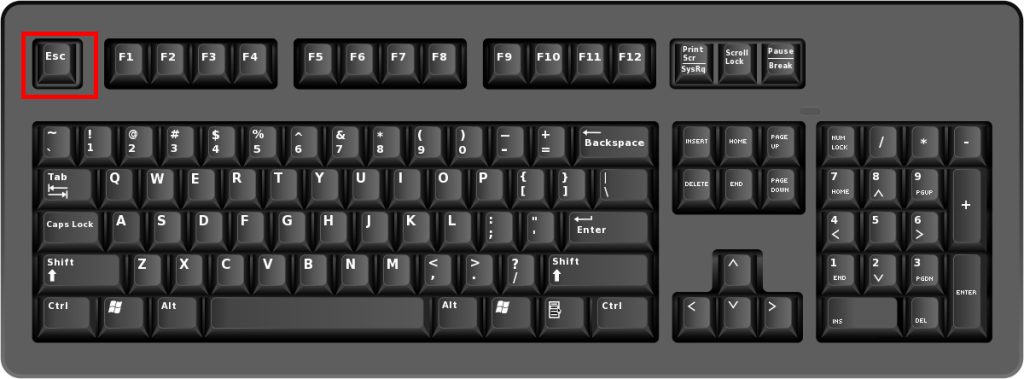 dell computer keyboard clipart