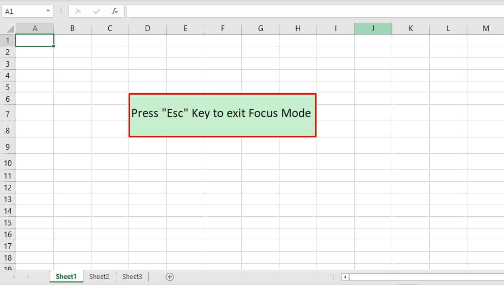 Exit-Focus-mode-Excel