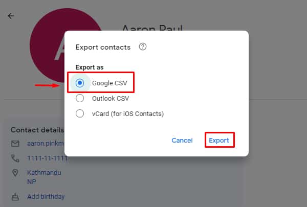 Export-as-CSV