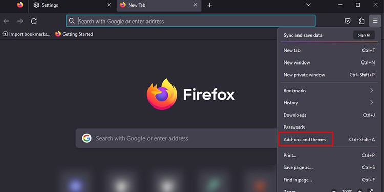 Firefox Add ons