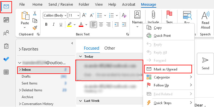 Mark-as-Unread-inbox-message-Outlook