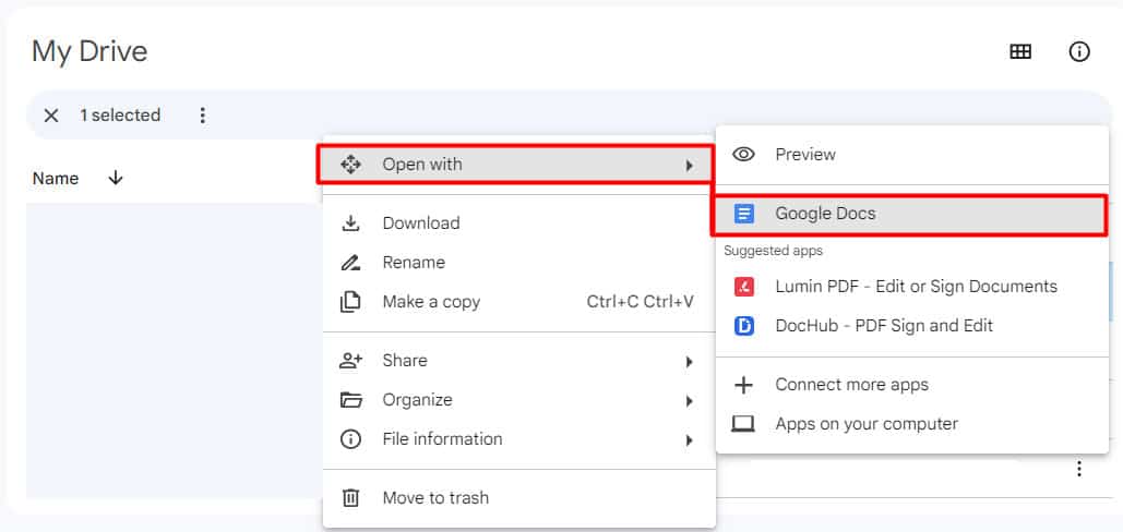 Open pdf in google drive and edit a deals copy