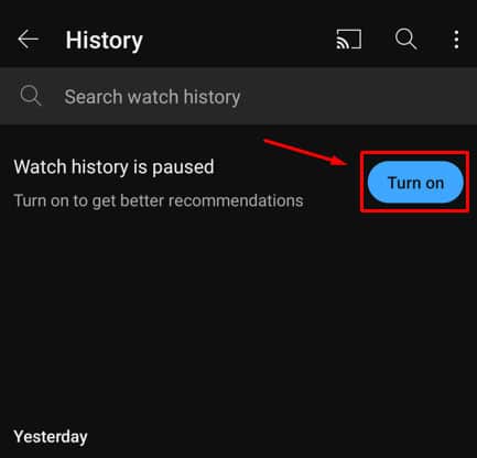 Pause-watch-history-android