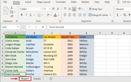 How to Transfer Data From One Excel Worksheet to Another