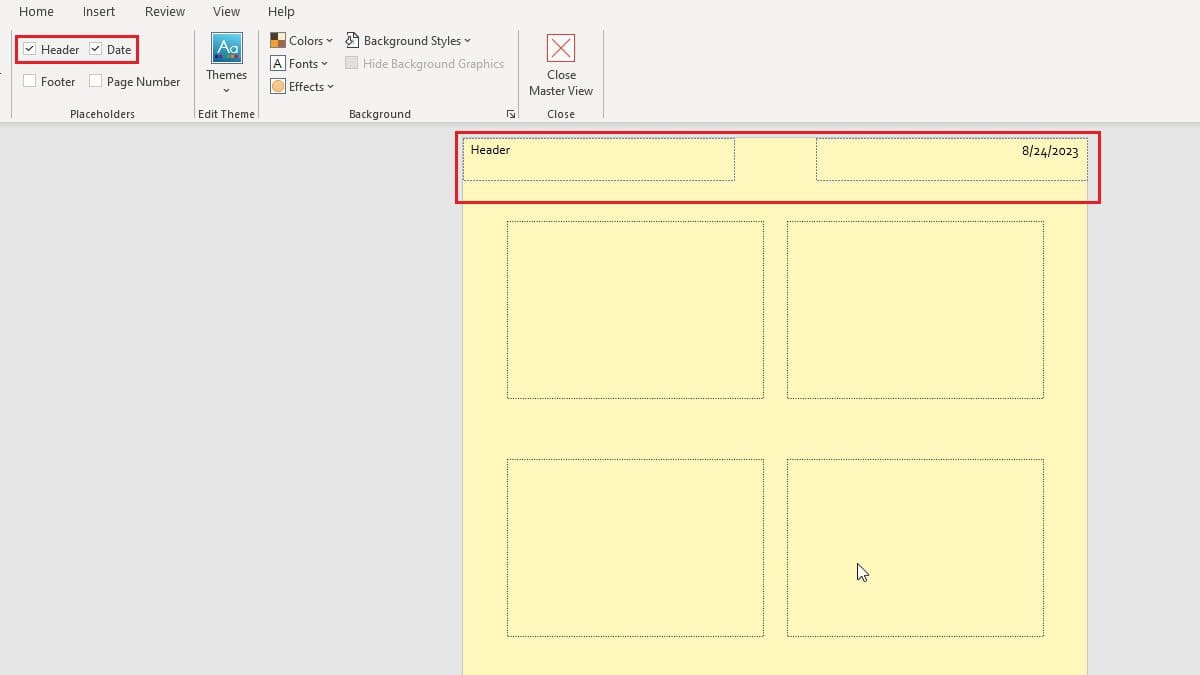 How to create and print a powerpoint handout