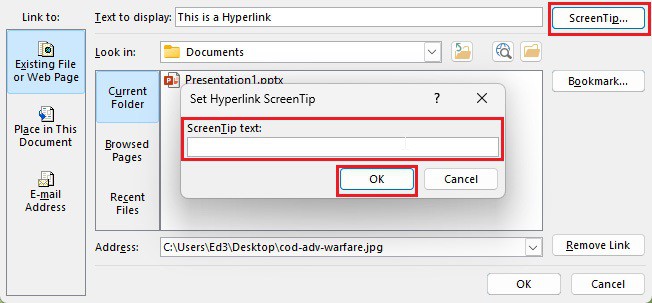 How to hyperlink in powerpoint