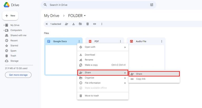 how-to-share-google-drive-link-without-access