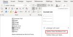 How to Continue Numbering Between Two Lists in Word