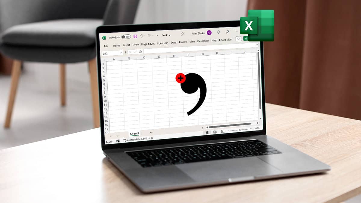 How To Add Comma In Excel