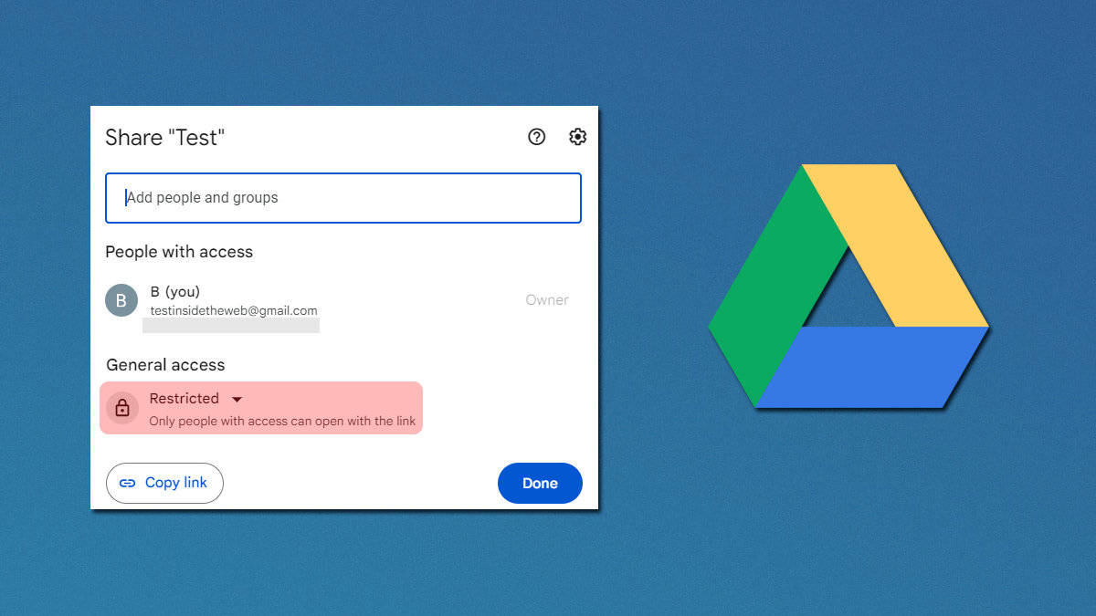 How to share google drive link without access