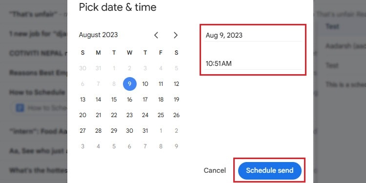 How to Schedule Email in Gmail