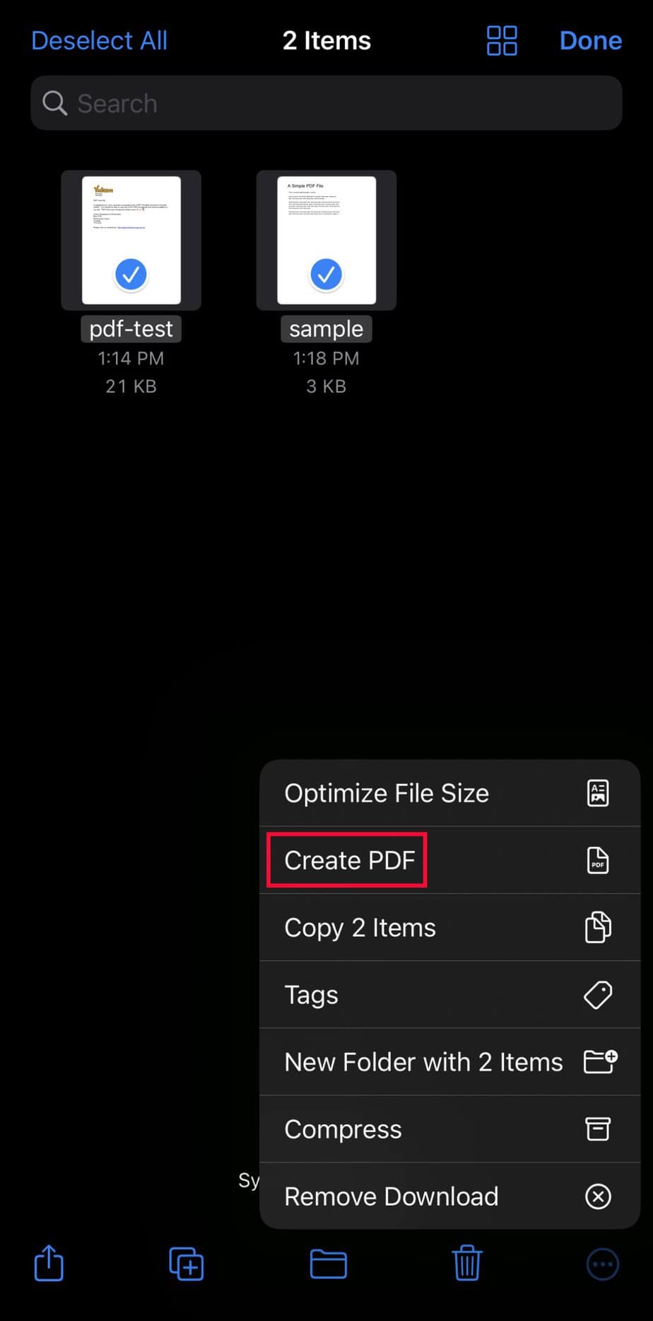 select-create-pdf