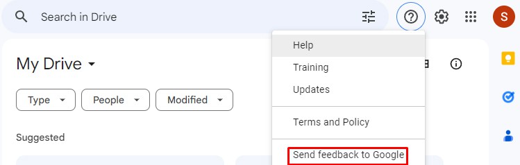 select-send-feedback