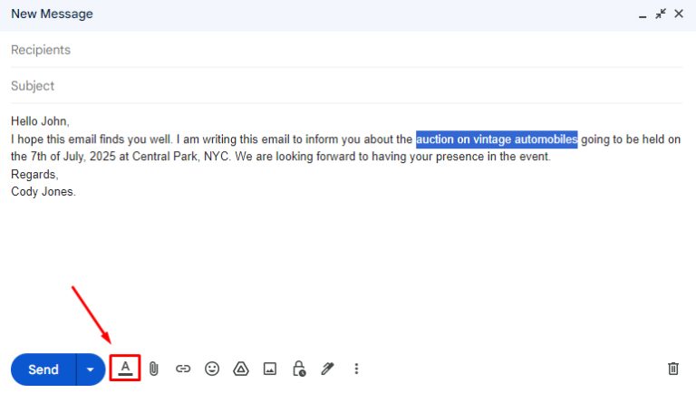 How to Highlight Text in Gmail