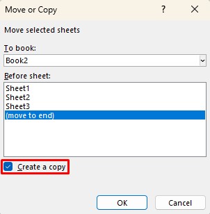 Create a Copy Move or Copy Window