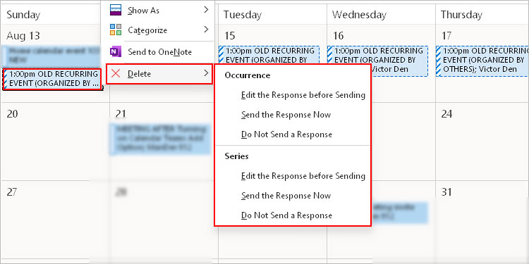 Delete-old-recurring-event-Outlook-calendar