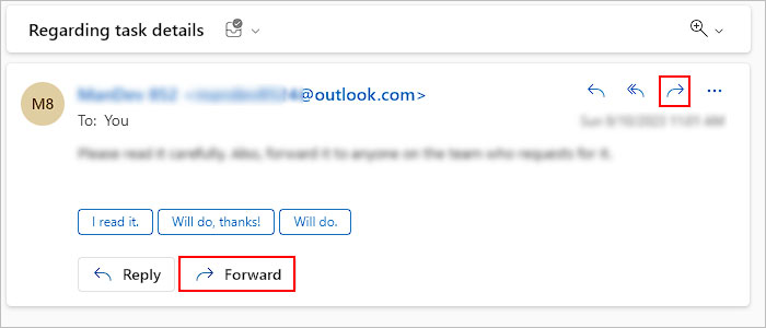 Forward-email-message-Outlook-web