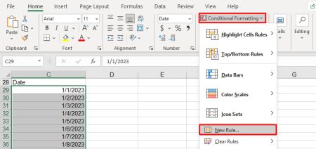 How to Apply Conditional Formatting Based on a Date