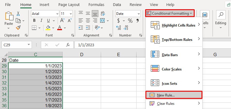 Go-from-conditional-formating-to-New-rule