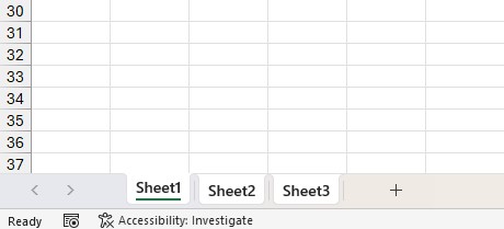 Grouped Sheets Excel