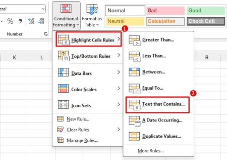 How to Change Cell Color in Excel Based on Text Input