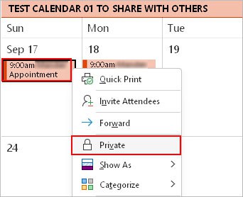 Make-shared-calendar-events-private-Outlook