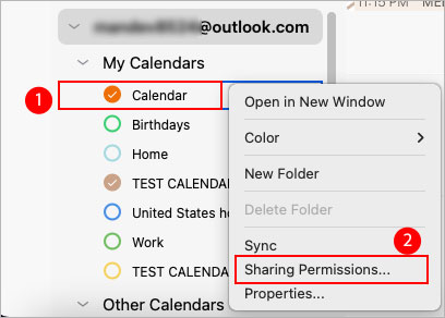 Open-Shared-Calendar-permissions-option