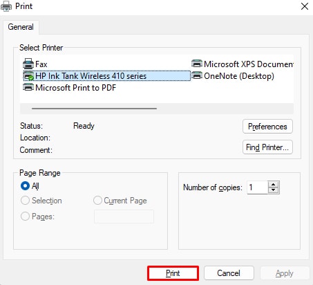 Print-using-keyboard-shortcut