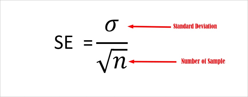 how to calculate standard error