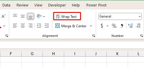 Wrap Text Tool Excel